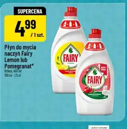 Polomarket Płyn do mycia naczyń Fairy Lemon lub Pomegranate oferta