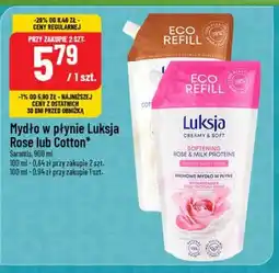 Polomarket Mydło w płynie Luksja Rose lub Cotton oferta