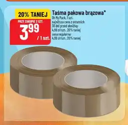Polomarket Taśma pakowa brązowa Oh My Pack 1 szt oferta