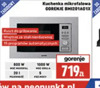 Gorenje Kuchenka mikrofalowa BMI201AG1X