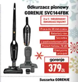 Neopunkt GORENJE Odkurzacz pionowy SVC144FBK oferta