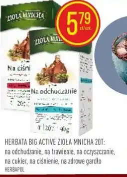 Pokusa Herbata Big Active Zioła Mnicha oferta