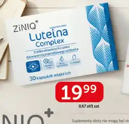 Ziko Dermo ZiNIQ+ Luteina Complex oferta