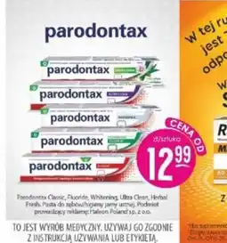 Jaśmin parodontax pasta do zębów oferta