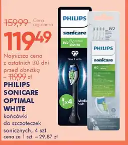 SuperPharm Philips Sonicare Optimal White końcówki oferta