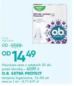 SuperPharm O.B. Extra Protect tampony oferta