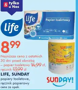 SuperPharm Life / Sunday! papiery i ręczniki oferta