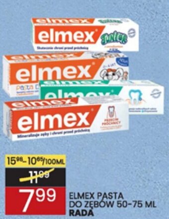 Wafelek Elmex pasta do zębów 50-75ml oferta