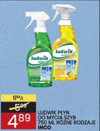 Wafelek Ludwik płyn do mycia szyb 750ml oferta