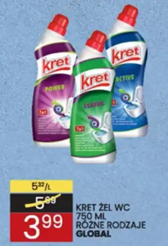 Wafelek Kret żel do WC 750ml oferta