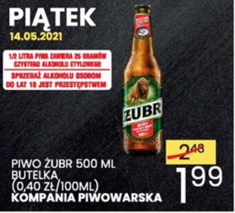 Wafelek Piwo Żubr 500ml oferta