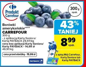 Carrefour Borówki amerykańskie CARREFOUR oferta