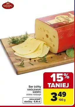Carrefour Ser żółty KRÓLEWSKI SIERPC oferta