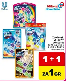 Carrefour Zawieszki do WC Domestos (mix rodzajów, różne opakowania) oferta