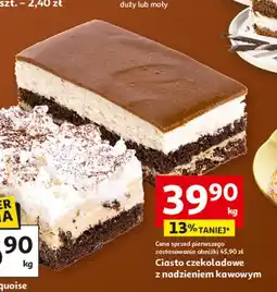 Auchan Ciasto czekoladowe z nadzieniem kawowym oferta