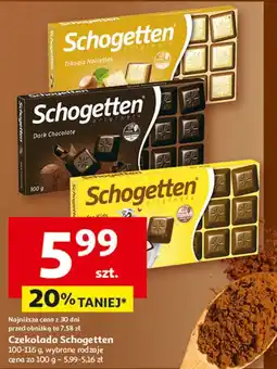 Auchan Czekolada Schogetten oferta