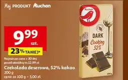 Auchan Czekolada deserowa, 52% kakao Auchan oferta