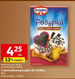 Auchan Czekoladowa posypka Dr. Oetker oferta