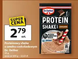 Auchan Proteinowy shake o smaku czekoladowym Dr. Oetker oferta