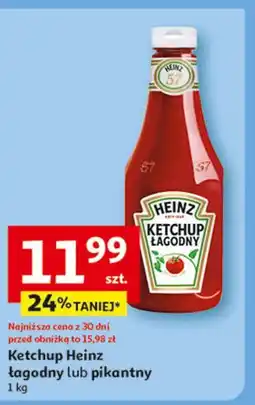 Auchan Ketchup Heinz łagodny lub pikantny oferta