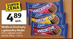 Auchan Wedlove biszkopty z galaretką Wedel oferta
