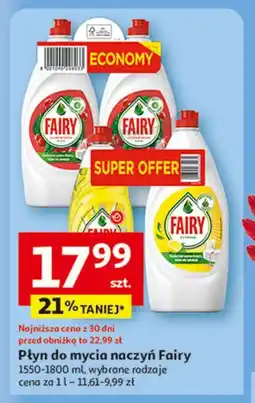 Auchan Płyn do mycia naczyń Fairy oferta