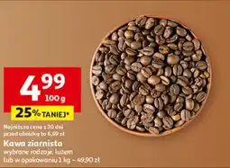 Auchan Kawa ziarnista oferta