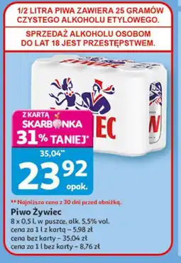 Auchan Piwo Żywiec oferta