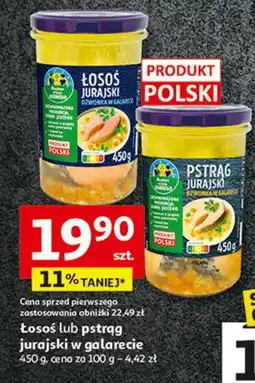 Auchan Łosoś lub pstrąg jurajski w galarecie oferta