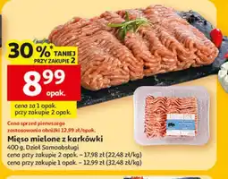 Auchan Mięso mielone z karkówki oferta