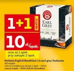Auchan Herbata English Breakfast lub earl grey Teekanne oferta