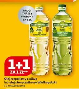Auchan Olej słonecznikowy lub rzepakowy Wielkopolski oferta