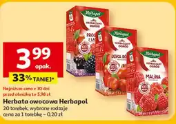 Auchan Herbata owocowa Herbapol oferta