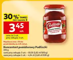 Auchan Koncentrat pomidorowy Pudliszki oferta