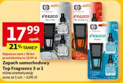 Auchan Zapach samochodowy Top Fragrance 3 w 1 oferta