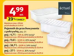 Auchan Pojemnik do przechowywania z pokrywką, poj oferta