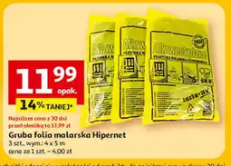 Auchan Gruba folia malarska Hipernet oferta