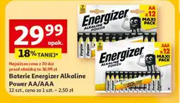 Auchan Baterie Energizer Alkaline Power AA/AAA oferta