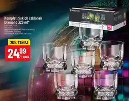 Polomarket Komplet niskich szklanek Diamond oferta