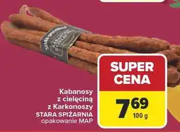 Carrefour Kabanosy z cielęciną z Karkonoszy oferta