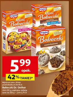 Auchan Babeczki Dr. Oetker oferta
