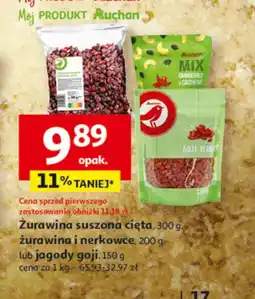 Auchan Żurawina suszona oferta