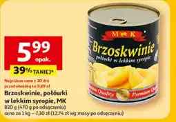 Auchan Brzoskwinie połówki MK oferta
