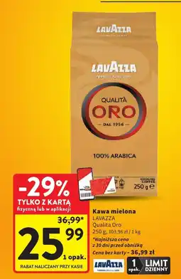 Intermarche Kawa mielona LAVAZZA Qualita Oro oferta