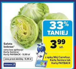 Carrefour Sałata lodowa oferta