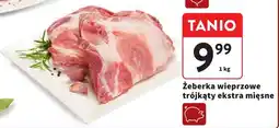 Intermarche Żeberka wieprzowe trójkąty ekstra mięsne oferta
