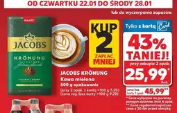 Kaufland Kawa mielona Krönung oferta
