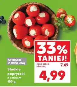 Kaufland Słodkie papryczki z serkiem oferta