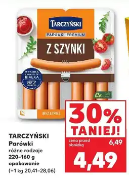 Kaufland Parówki z szynki różne rodzaje oferta
