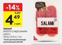 Intermarche Salami PROSTO Z WĘDLINIARNI oferta